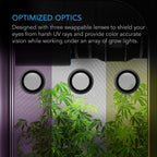 AC Infinity Grow Room Glasses, Indoor LED Grow Light Glasses