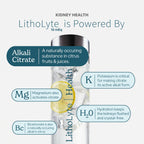 LithoLyte 10mEq | Water & Beverage Enhancer for Kidney Health | Citrate & Electrolytes for Kidney Protection | Science-Based Support Beyond Cleanse, Detox, or Stone Dissolver Supplements | 60 Sticks