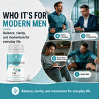 Clenoriko Pregnenolone 50mg with DHEA 25mg for Men, Tongkat Ali & Ashwagandha Root Blend, Men's Wellness Formula, Pregnenolone Supplement, 180 Capsules