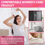 (40-Pack) Calvana White Drip Sticks for Females, Drip Stick Absorbing Sponge, Awkward Essentials, Soft and Comfortable Design, Long Handle Easy Grip, Individually Packaged