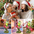 ZFNN Solar Garden Statue Outdoor, Frog Riding Flamingo Decor with LED Eyes