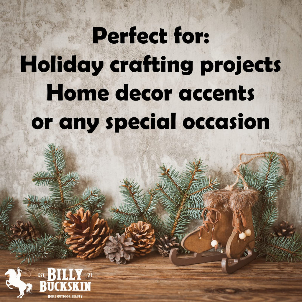 Billy Buckskin 20 Large Natural Pine Cones for Crafts, 3" to 4" Tall