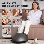 Breo Foot Massager Machine with Heat, Deep Kneading, Air Compression, Rolling Massage for Tired Feet and Plantar Fasciitis, Fits up to EU Feet Size 46