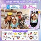 Kids Smart Phone for Girls, Christmas Birthday Gifts for Girls Age 3-10