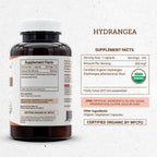 Secrets of the Tribe Hydrangea USDA Organic Capsules | Certified Organic Vegetarian Capsules, Herbal Dietary Supplement | Hydrangea arborescens Dried Root (120 Count)
