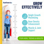 BoneScience Inc Height Growth Maximizer - Growth Optimization Supplement for Teens & Young Adults – Bone & Development Support with Calcium, Vitamin D3, Zinc & Amino Acids – 2 Pack (60 Count Each)