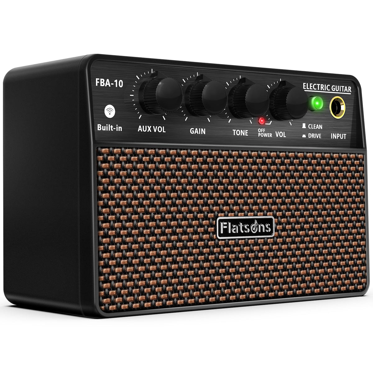 10W Mini Guitar Amp,Rechargeable Electric Guitar Amplifier