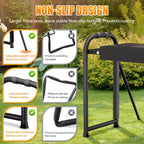 seasky Foldable Garden Kneeler and Seat, Anti-Tipping Gardening Bench Widened Thick Soft Kneeling Pad, Heavy Duty Gardening Stool with Tool Bag,Gardening Gift for Women