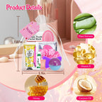 VESPRO 110PCS Spa Party Supplies for Girls, Spa Day Kit Include Face Masks Skincare, Hand Cream, Lip Balm, Under Eye Patches, Mini Hair Brush, Spa Birthday Sleepover Party Supplies for Teen Girls