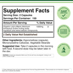 Organic Lions Mane Mushroom Capsules (300 Count), for Focus Support and Immune Health, Third Party Tested and Grown in The USA - by Double Wood