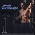 Testosterone Booster Supplement - Semen Volume Booster Supplement for Men, Fertility Supplement, Increase Load Size - 11 Active Ingredients - Horny Goat Weed, Tongkat Ali, L-Arginine - 90 Capsules