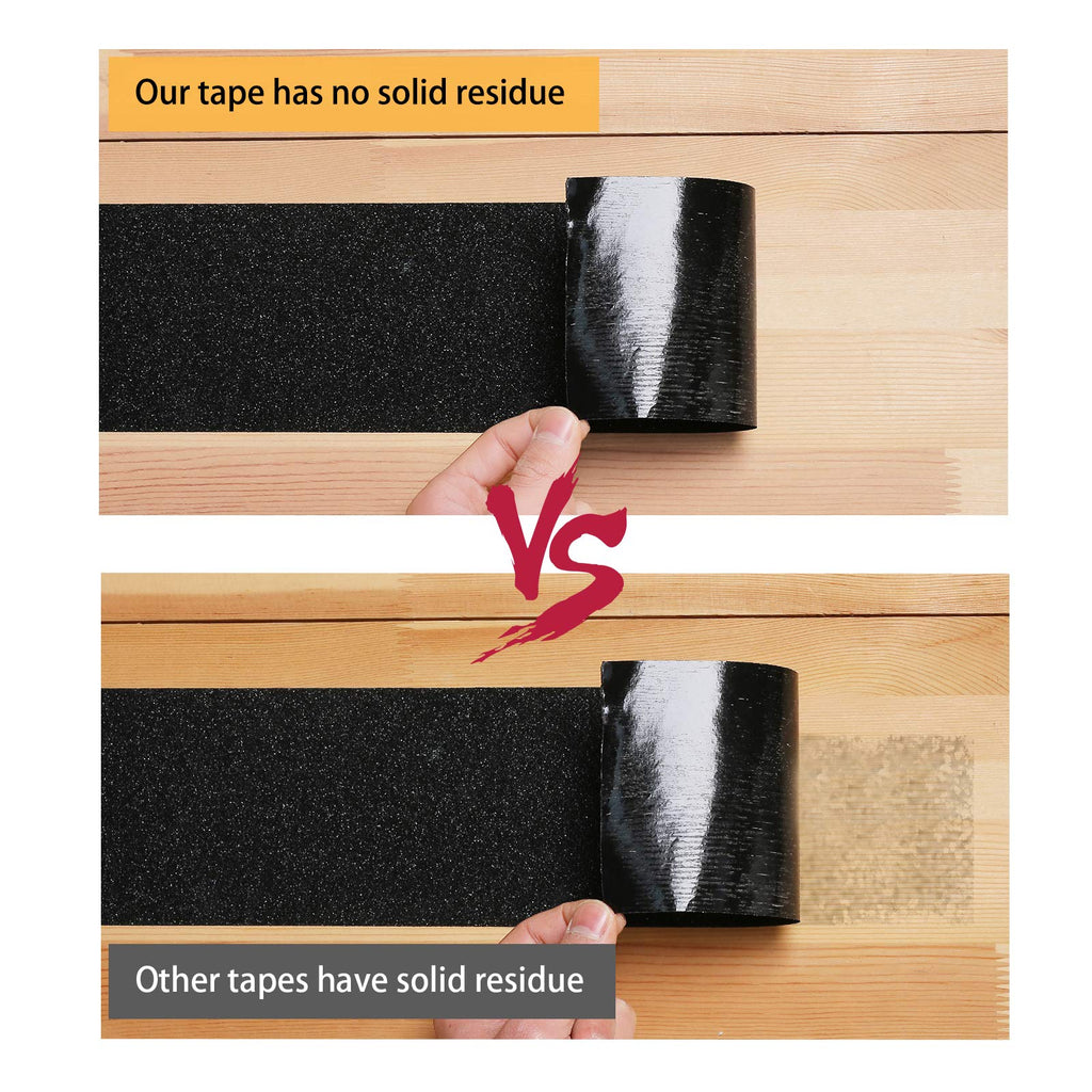 Amazing Works Grip Tape - Heavy Duty Anti Slip Tape, Grip Tape Grit Non Slip for Stairs Outdoor/Indoor, Waterproof High Traction Stairs Non Skid Tape, Durable Triple Layer Adhesive (12 Inch x 36 Feet)