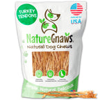 Nature Gnaws USA Turkey Tendons Dog Treats, 8 oz