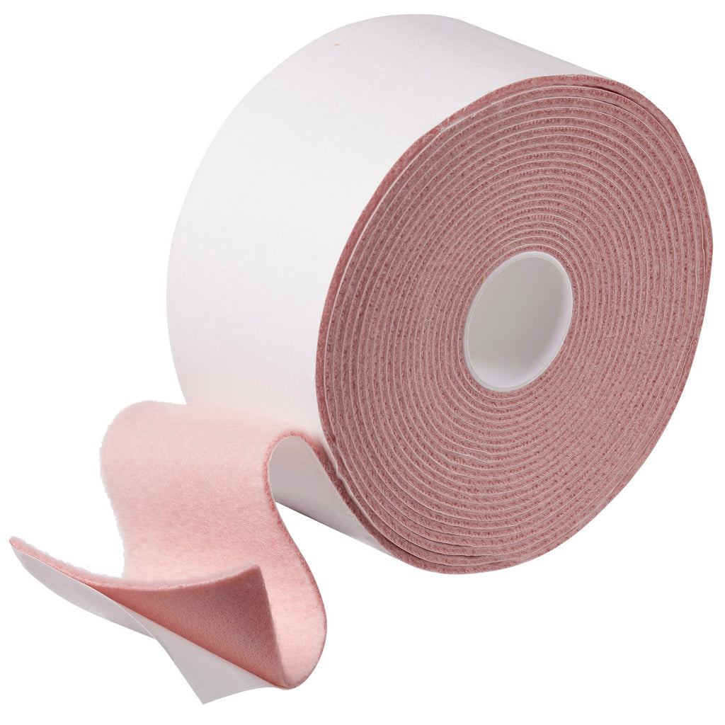 Happy Hippo Moleskin for Feet, Heavy Duty (1 Roll) 2" by 15 Feet (4 Rolls)