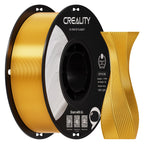 Creality Silk PLA Filament 1.75mm Gold, Shiny Metallic 3D Printer Filament 1Kg Spool, Dimensional Accuracy +/- 0.02mm, Compatible with Most FDM 3D Printers(Gold)