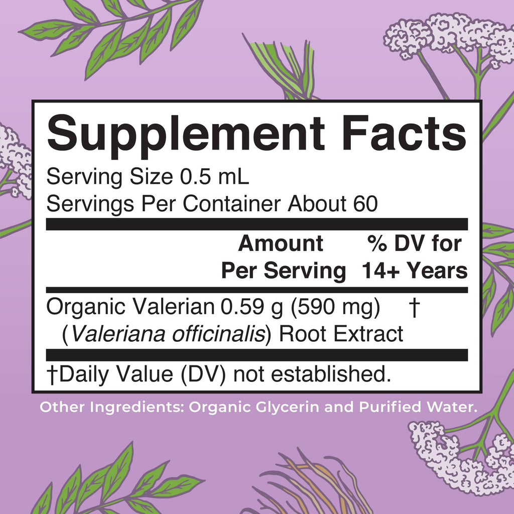 MaryRuth Organics Valerian Root Liquid Drops | 2 Month Supply | Sugar Free | USDA Organic Valerian Root Drops | Support Sleep | Calm and Stress Relief | Vegan | Non-GMO | Gluten Free | 60 Servings