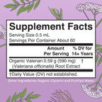 MaryRuth Organics Valerian Root Liquid Drops | 2 Month Supply | Sugar Free | USDA Organic Valerian Root Drops | Support Sleep | Calm and Stress Relief | Vegan | Non-GMO | Gluten Free | 60 Servings