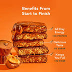 ALOHA Organic Plant Based Protein Bars - Peanut Butter Cup Bar - 12 Bars, Vegan, Low Sugar, Gluten-Free, Low Carb, Non-GMO, No Stevia, No Erythritol