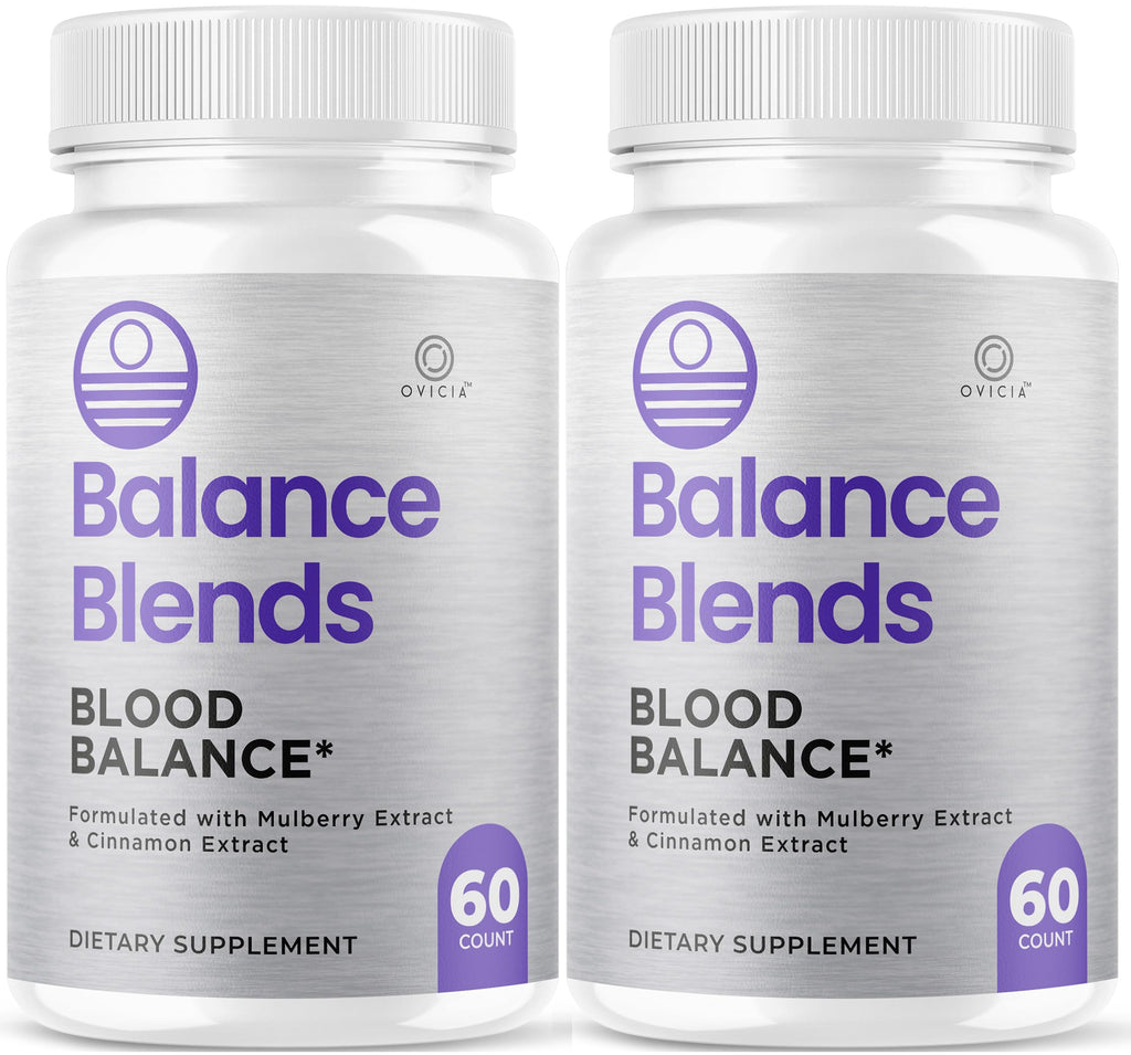 (2 Pack) Balance Blends Capsules - Official BalanceBlends Pills Advanced Premium Formula Support Maximum Strength, All Natural Ingredients for Overall Health & Wellness, 120 Capsules for 2 Months