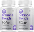 (2 Pack) Balance Blends Capsules - Official BalanceBlends Pills Advanced Premium Formula Support Maximum Strength, All Natural Ingredients for Overall Health & Wellness, 120 Capsules for 2 Months