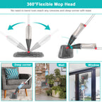 CLDREAM Spray Mop for Floor Cleaning with 3pcs Washable Pads