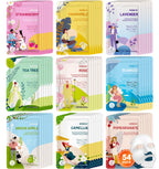 54 Pack Bulk Sheet Face Masks Skincare, Hydrating and Moisturizing Face Mask for All Skin Types, Collagen Facial Masks for Skin Care, Easter Basket Stuffers, Mothers Day Gifts (9 Types x 6 Pcs)