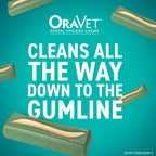 ORAVET Dental Chews for Dogs, Oral Care and Hygiene Chews (Large Dogs, Over 50 lbs.) Pink Pouch, 30 Count (Pack of 1)