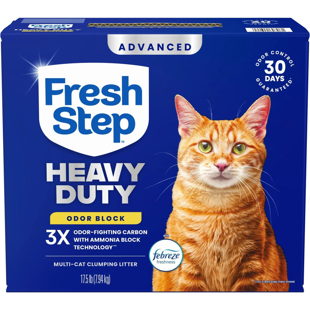 Fresh Step Advanced Heavy Duty Multi Cat Clumping Cat Litter, 17.5 lb.
