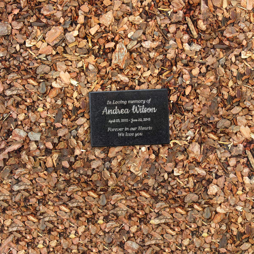 PlaqueMaker - Grave Markers for Cemetery For Humans - In Loving Memory - Grave Stones for Outdoor Use - (3.5 x 5")