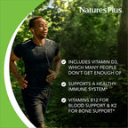NaturesPlus Source of Life GOLD Multivitamin Liquid - 8 fl oz, Pack of 2 - With Vitamins D3, B12 & K2 - Vegetarian & Gluten Free - 16 Total Servings