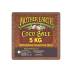 Mother Earth Coco Bale, 100% Natural Coco Coir Fiber for Soilless Gardening, 5 kg.