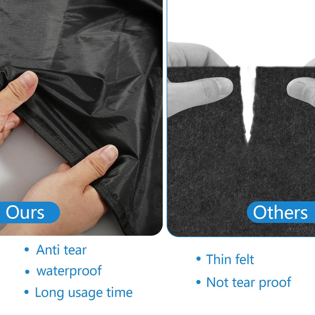 CIEOVO 8 FT Round Pool Liner Pad for Above Ground Swimming Pools - Protects Pool Liner Outdoor Pool Mat for Pool Bottom Liner Protector to Prevent Punctures Extend Liner Life