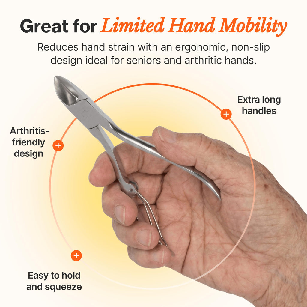 Medical Grade Toenail Clippers Podiatrist's Nippers for Thick and Ingrown Nails