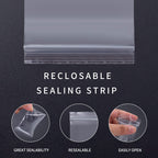 Small Plastic Bags, 300 PCS Mini Baggies, 3 Assorted Sizes