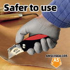 Schwer 12 Pairs ANSI A5 Cut Resistant Work Gloves, Cut Proof Gloves with PU Coating, Used for Metal Fabrication, WoodWorking, Construction, Non Slip, Durable, Non PFAS, XL, CR3088