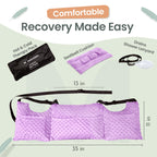 MOYOAMA Post Mastectomy Pillow - Post Surgery Pillow for Car, Breast Reduction & Augmentation Patients, Breast Pillow After Heart Surgery Pillow, Mastectomy Recovery Must Haves, Post Surgery Gift