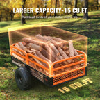 VEVOR ATV UTV Trailer Tow Behind Dump Cart