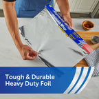 Reynolds Wrap Heavy Duty Aluminum Foil, Heavy Duty Foil Aluminum Roll, Thick Foil for Added Strength, With Easy Open and Close Secure Tab, Extra Wide, 37.5 Sq. Ft.