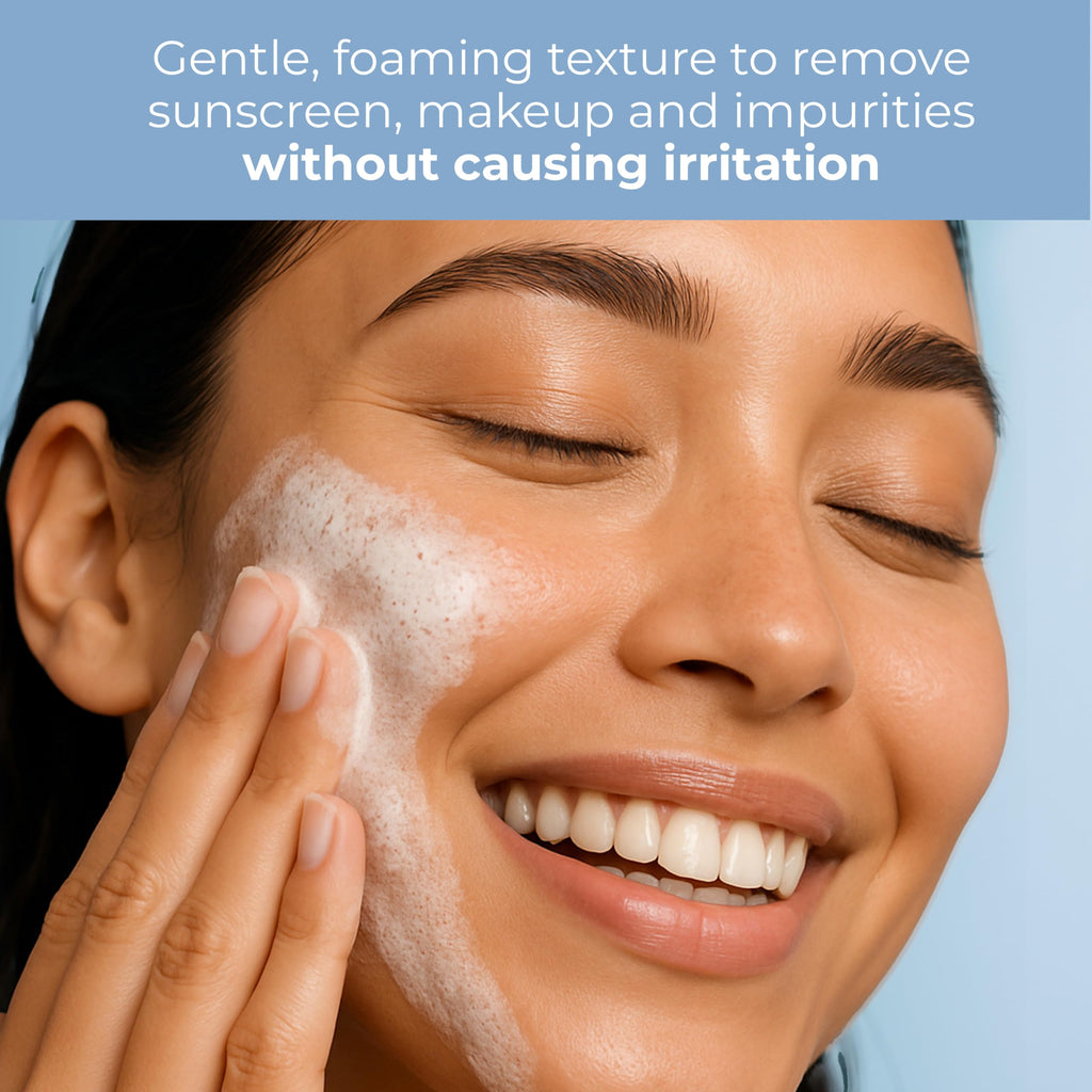 EltaMD Skin Recovery Amino Acid Foaming Cleanser, Gentle Face Cleanser for Sensitive Skin, Proven to Gently Remove Makeup and Sunscreen,Fragrance Free and Noncomedogenic, Foaming Face Wash, 5 oz