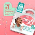 Dreft Toddler Liquid Laundry Detergent, Gentle on Sensitive Skin Laundry Soap, 150 fl oz, 114 Loads (Packaging May Vary)