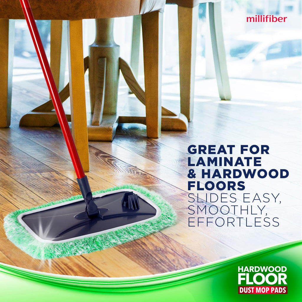 Millifiber Floor Duster Refill 15x8 Inches - Pet Heavy Duty Duster Refill Compatible with All 15x8 Mop Heads, 3-Pack (Mop is Not Included)