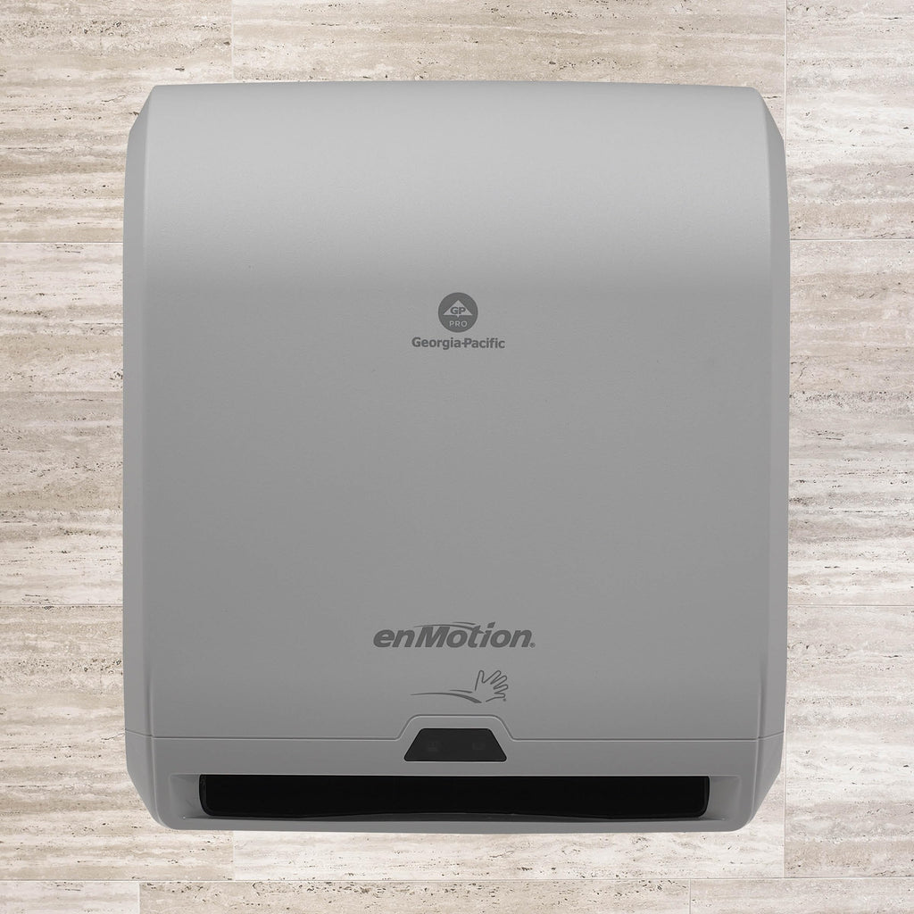 enMotion Georgia‑Pacific (by GP PRO) 10 in Automated Touchless Paper Towel Dispenser, Gray, 59460A