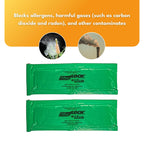AllergyZone FilterLock Furnace Filter Slot Seal – Magnetic Seal Cover for Any 1” Furnace Filter, Up To 25” Long, Reduce HVAC Air Leaks, Green