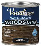 Varathane Water Based Wood Stain, Half Pint, Dark Walnut