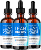 (3 Pack) Lean Drops – LeanDrops Liquid Formula, Original Lean Drops Supplement All Natural Premium Advanced Formula, Leandrops Support for Overall Wellness and Support Health, 3 Bottles for 3 Months