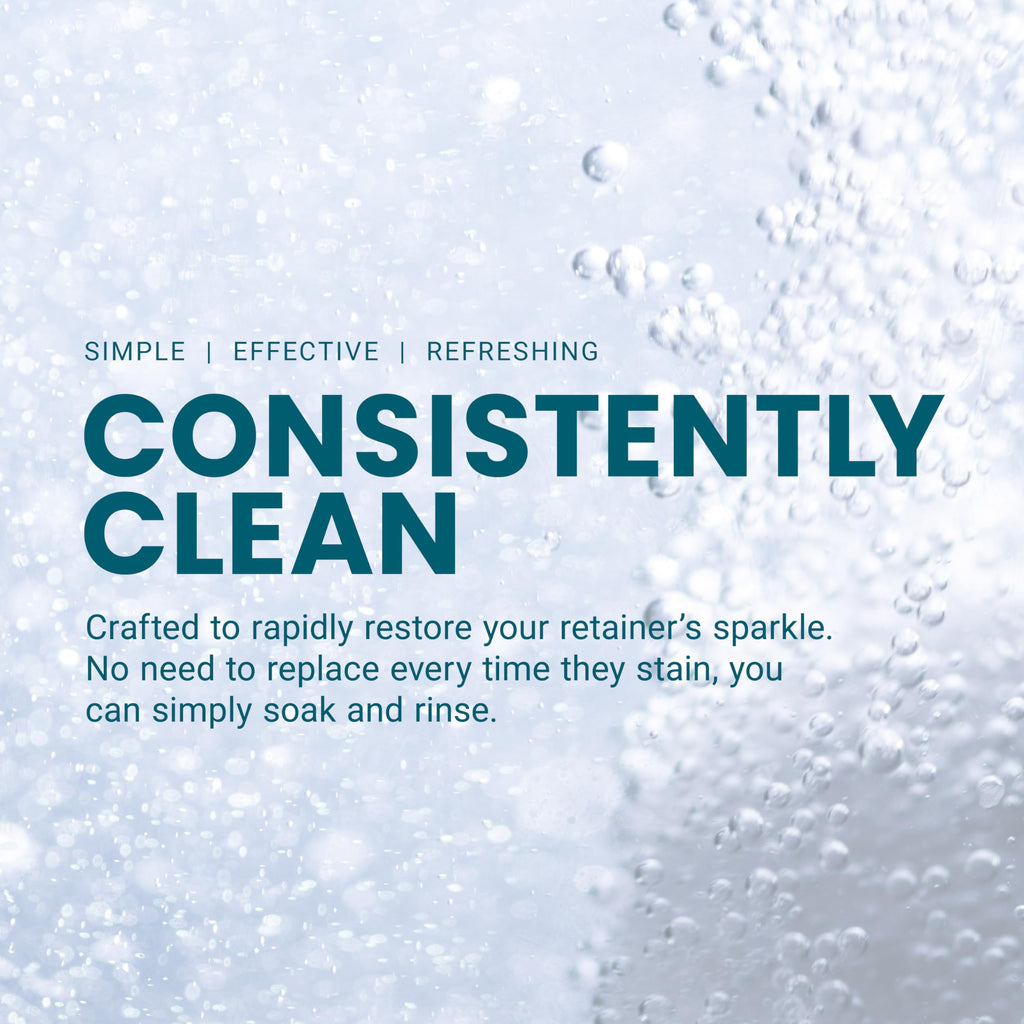 Retainer Cleanser Tablets Cleaner, Removes Odors Discoloration Stains and Plaque 2 Month Supply Denture Cleansers Retainers Mouth Guards Denture Bath Mint by M3