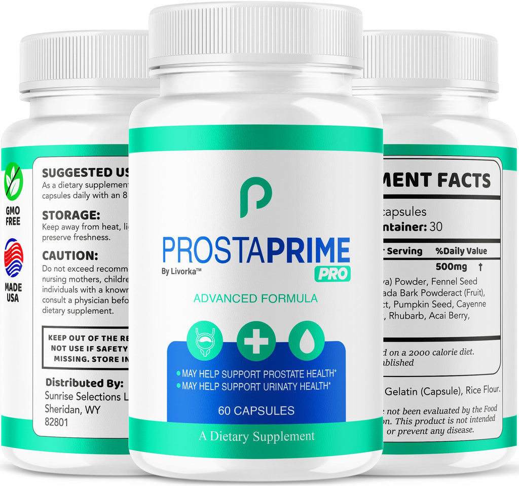 (2 Pack) ProstaPrime Pro Capsules - Official for Men Pills Supplement Support, Natural Premium Advanced Formula Health & Wellness, ProstaPrime Pro Reviews, 120 Capsules for 2 Months