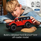 LEGO Technic Ford Bronco Kids Toy Car - Building Toy for Boys and Girls, Ages 10+ - Car Toy and Model Kit - Makes a Cool Birthday Gift for Kids - Authentic Ford Bronco Trim & Details - 42213