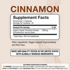 Puregen Labs Organic Cinnamon (Ceylon Cinnamon) 1,200mg Serving Total 270 Veggie Caps - No Harmful Additives | Non-GMO | Gluten-Free – Made in USA