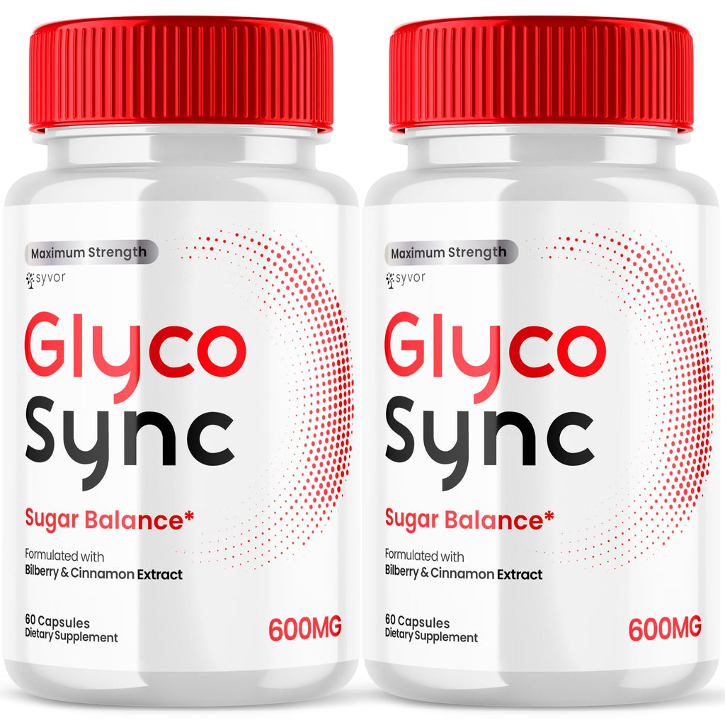 (2 Pack) Glyco Sync Capsules, Official Glyco Sync Balance Pills with All Natural Ingredients, Advanced Formula GlycoSync Joint Health and Wellness Support Max Strength for Men & Women (120 Capsules)